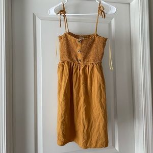 Mustard Yellow Summer Dress